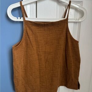 Madewell Brown Textured Camisole